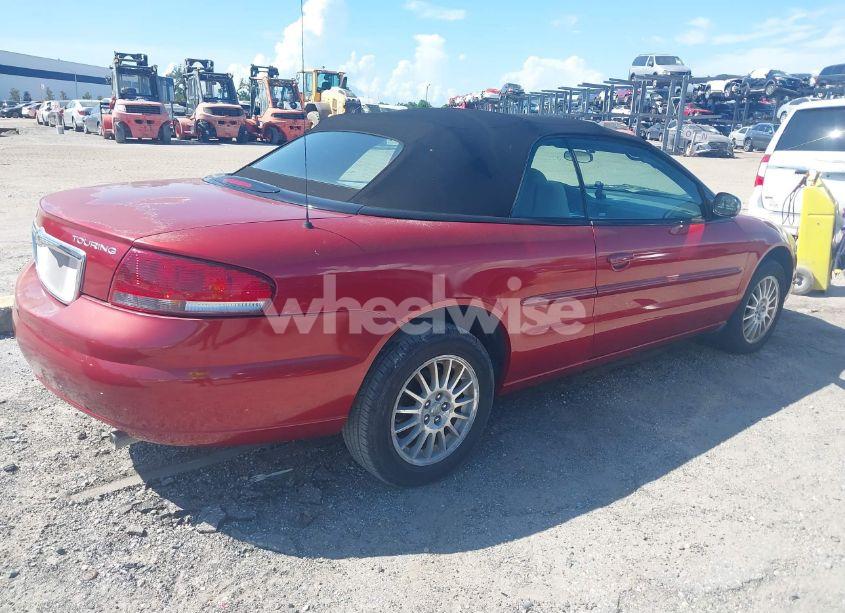 Photo 4 of 2005 Chrysler Sebring TOURING (VIN 1C3EL55R55N704615)