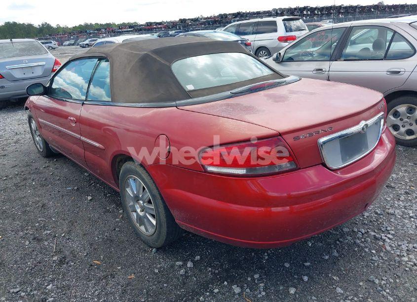Photo 3 of 2004 Chrysler Sebring LIMITED (VIN 1C3EL65R54N412483)