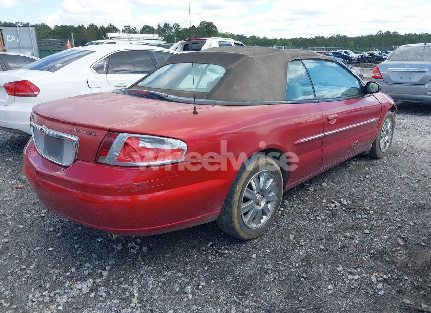 Photo 4 of 2004 Chrysler Sebring LIMITED (VIN 1C3EL65R54N412483)