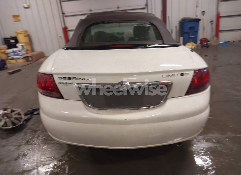 Photo 16 of 2005 Chrysler Sebring LIMITED (VIN 1C3EL65R55N627833)