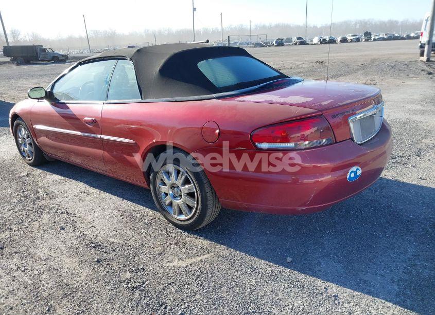 Photo 3 of 2005 Chrysler Sebring LIMITED (VIN 1C3EL65R75N686141)