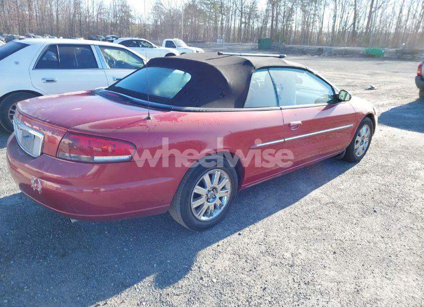 Photo 4 of 2005 Chrysler Sebring LIMITED (VIN 1C3EL65R75N686141)