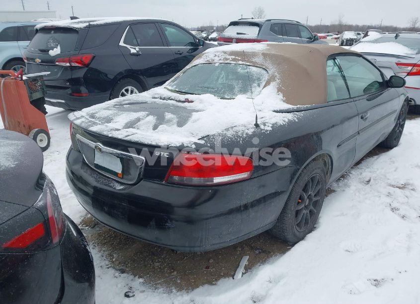 Photo 4 of 2003 Chrysler Sebring GTC (VIN 1C3EL75T13N523032)