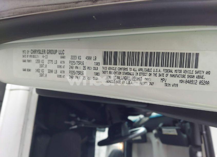 Photo 9 of 2013 Jeep Wrangler SPORT (VIN 1C4AJWAG0DL655053)