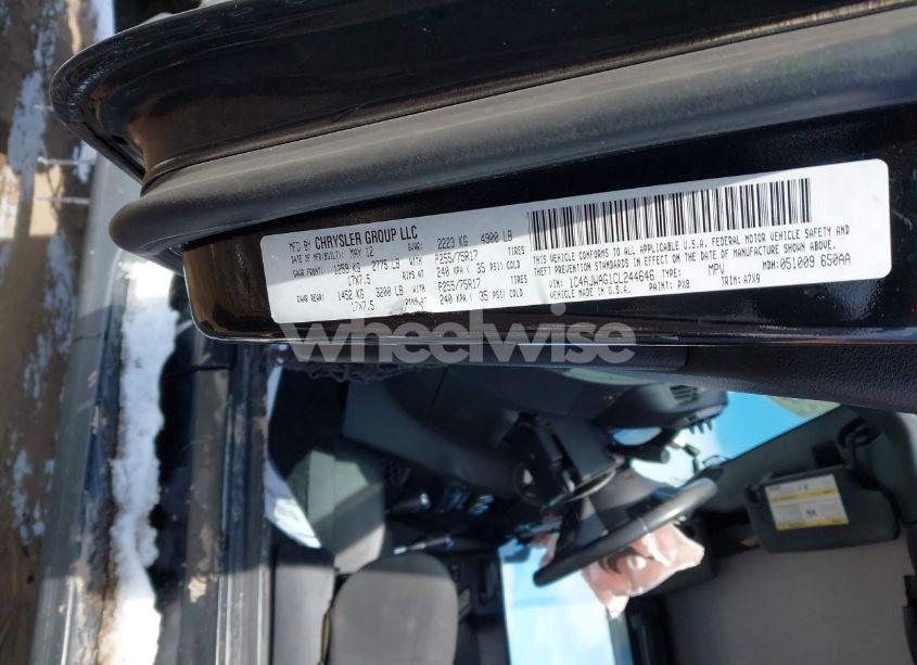 Photo 9 of 2012 Jeep Wrangler SPORT (VIN 1C4AJWAG1CL244646)