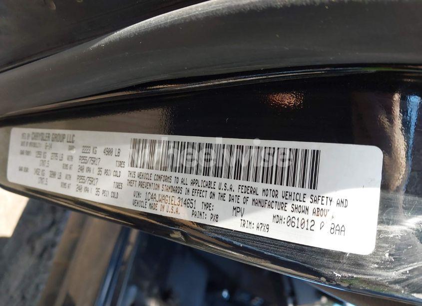 Photo 9 of 2014 Jeep Wrangler SPORT (VIN 1C4AJWAG1EL314651)