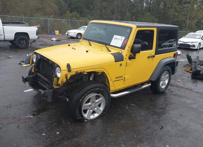 Photo 2 of 2015 Jeep Wrangler SPORT (VIN 1C4AJWAG1FL660037)