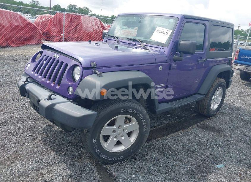 Photo 2 of 2017 Jeep Wrangler SPORT 4X4 (VIN 1C4AJWAG1HL633794)