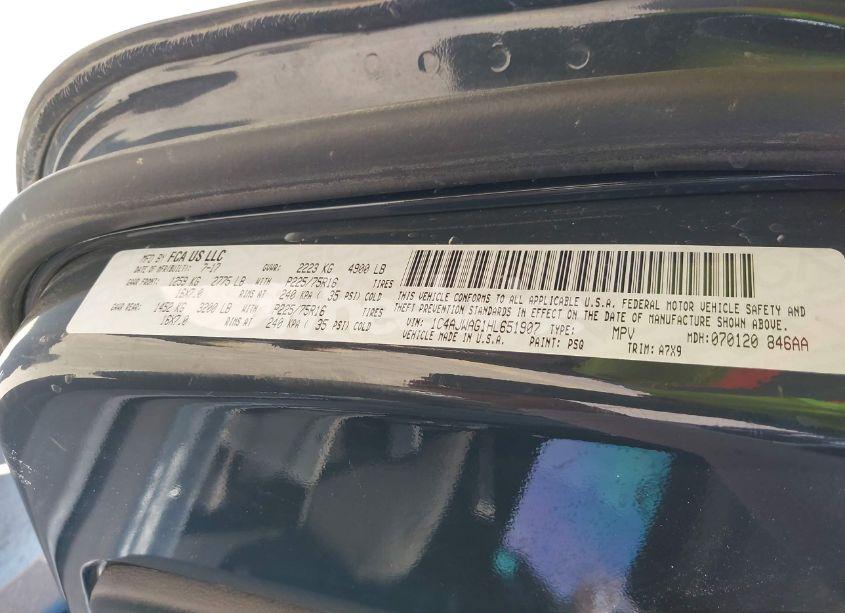 Photo 9 of 2017 Jeep Wrangler SPORT 4X4 (VIN 1C4AJWAG1HL651907)