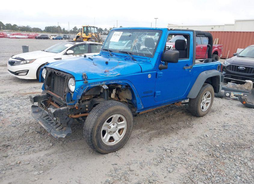 Photo 2 of 2015 Jeep Wrangler SPORT (VIN 1C4AJWAG2FL688400)