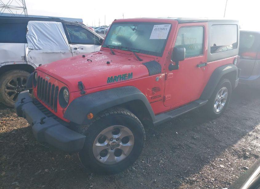Photo 2 of 2013 Jeep Wrangler SPORT (VIN 1C4AJWAG4DL665259)
