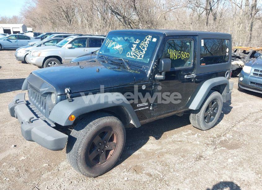 Photo 2 of 2013 Jeep Wrangler SPORT (VIN 1C4AJWAG6DL519607)