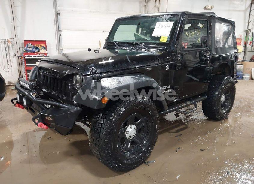 Photo 2 of 2014 Jeep Wrangler SPORT (VIN 1C4AJWAG7EL190840)