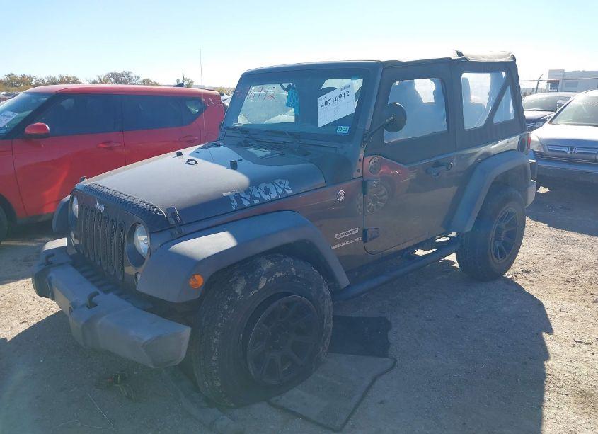 Photo 2 of 2016 Jeep Wrangler SPORT (VIN 1C4AJWAG7GL313703)