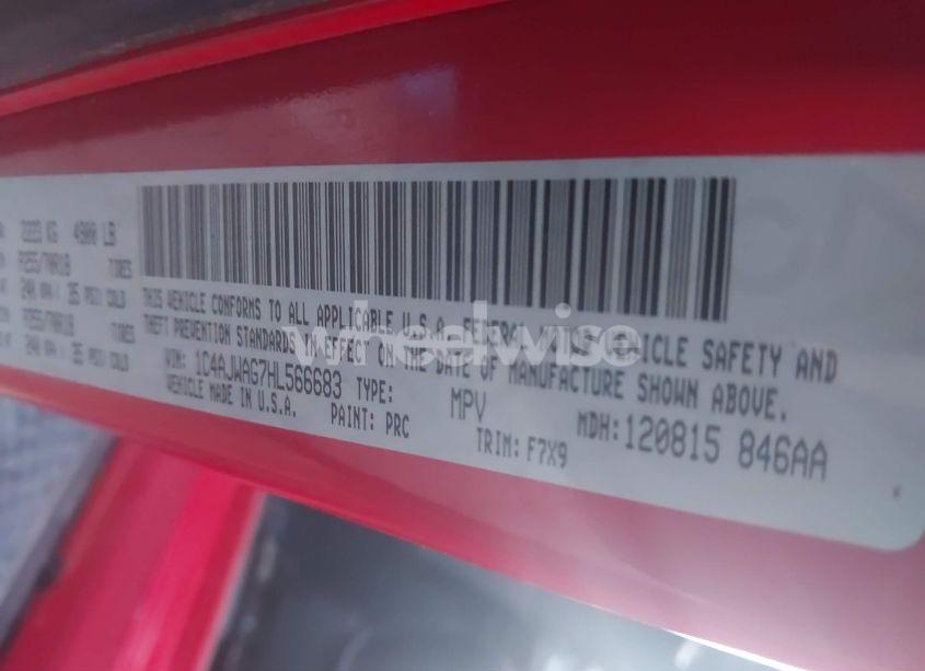 Photo 9 of 2017 Jeep Wrangler FREEDOM 4X4 (VIN 1C4AJWAG7HL566683)