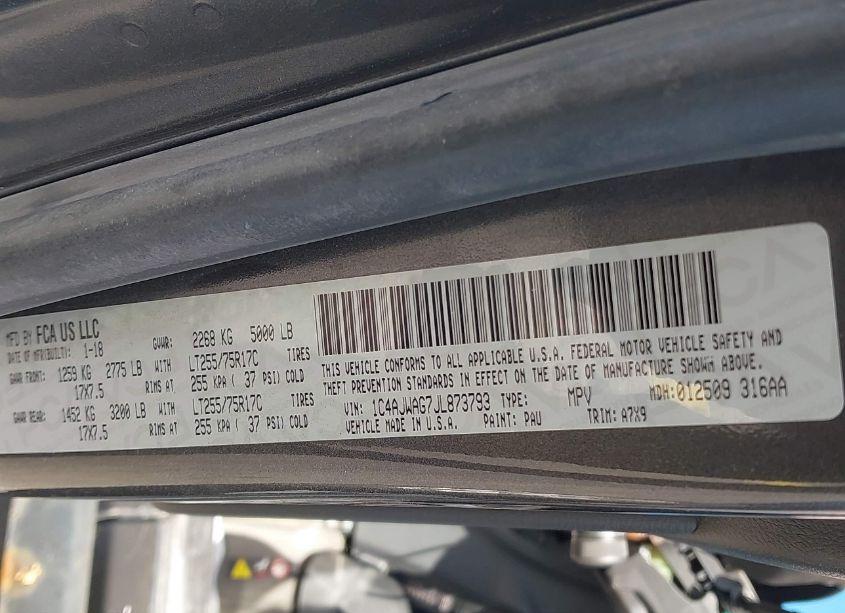 Photo 9 of 2018 Jeep Wrangler JK WILLY WHEELER 4X4 (VIN 1C4AJWAG7JL873793)