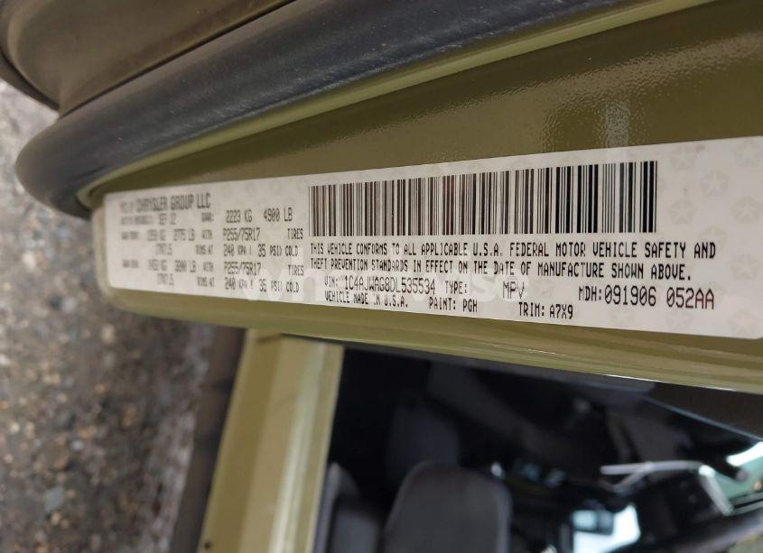 Photo 9 of 2013 Jeep Wrangler SPORT (VIN 1C4AJWAG8DL535534)