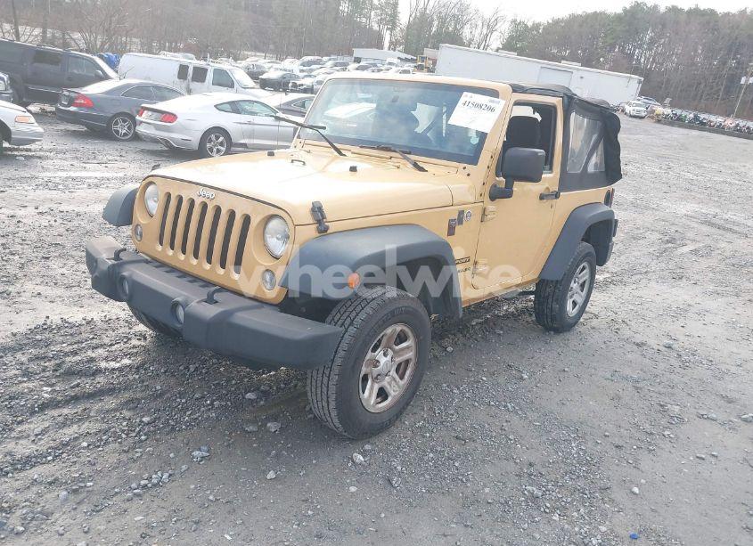 Photo 2 of 2014 Jeep Wrangler SPORT (VIN 1C4AJWAG8EL192337)