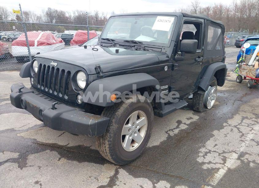 Photo 2 of 2014 Jeep Wrangler SPORT (VIN 1C4AJWAG9EL312856)