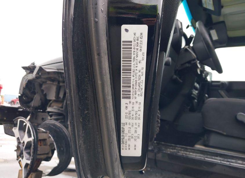 Photo 9 of 2013 Jeep Wrangler SPORT (VIN 1C4AJWAGXDL706204)