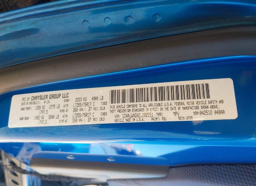 Photo 9 of 2014 Jeep Wrangler WILLYS WHEELER (VIN 1C4AJWAGXEL282251)