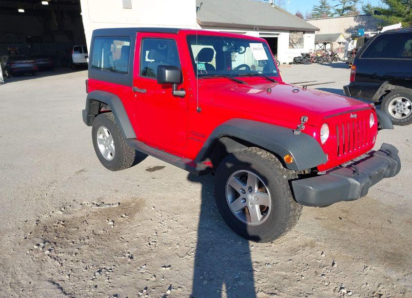 2015 Jeep Wrangler SPORT (VIN 1C4AJWAGXFL505387) main photo