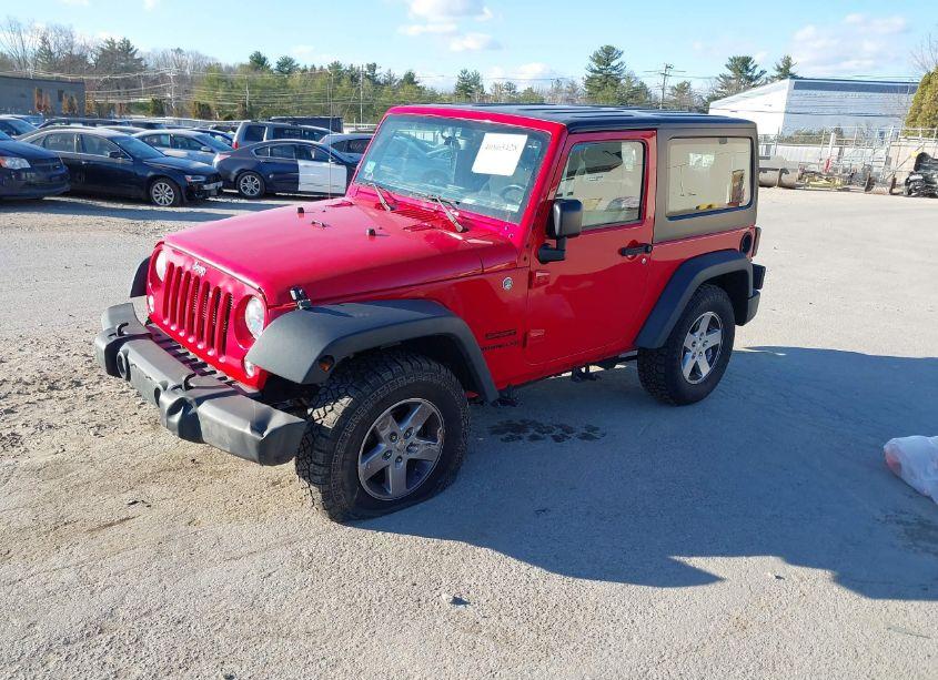 Photo 2 of 2015 Jeep Wrangler SPORT (VIN 1C4AJWAGXFL505387)