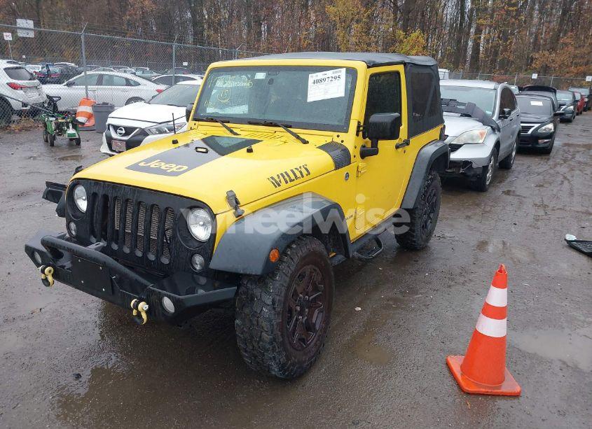 Photo 2 of 2015 Jeep Wrangler WILLYS WHEELER (VIN 1C4AJWAGXFL729114)