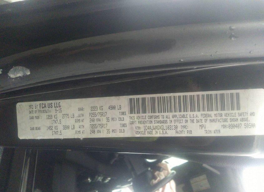 Photo 9 of 2016 Jeep Wrangler SPORT (VIN 1C4AJWAGXGL103130)