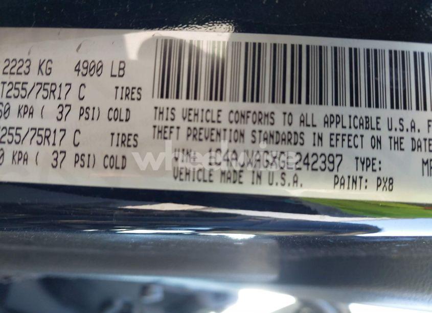 Photo 9 of 2016 Jeep Wrangler WILLYS WHEELER (VIN 1C4AJWAGXGL242397)