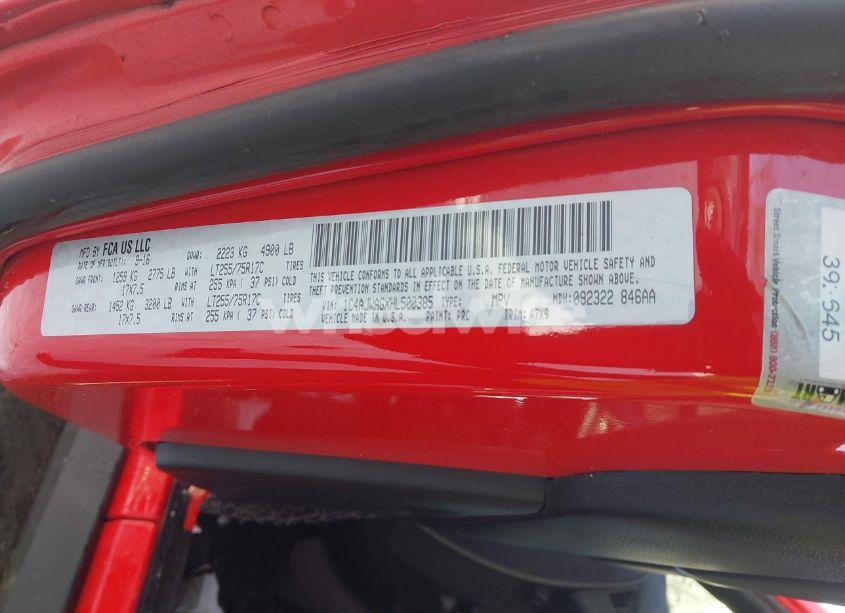 Photo 7 of 2017 Jeep Wrangler WILLY WHEELER 4X4 (VIN 1C4AJWAGXHL500385)