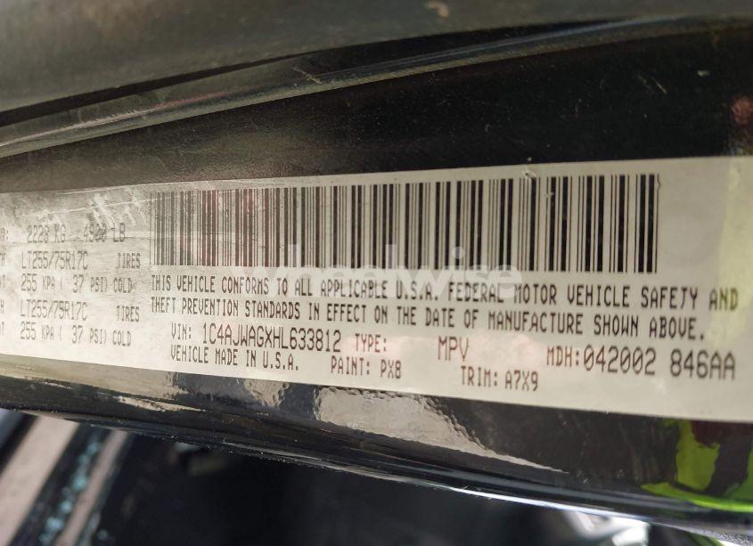 Photo 9 of 2017 Jeep Wrangler WILLY WHEELER 4X4 (VIN 1C4AJWAGXHL633812)