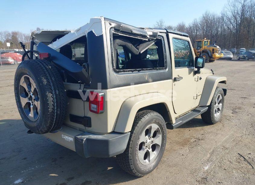 Photo 4 of 2017 Jeep Wrangler SAHARA 4X4 (VIN 1C4AJWBG0HL577748)