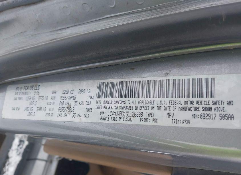 Photo 9 of 2016 Jeep Wrangler SAHARA (VIN 1C4AJWBG1GL126908)