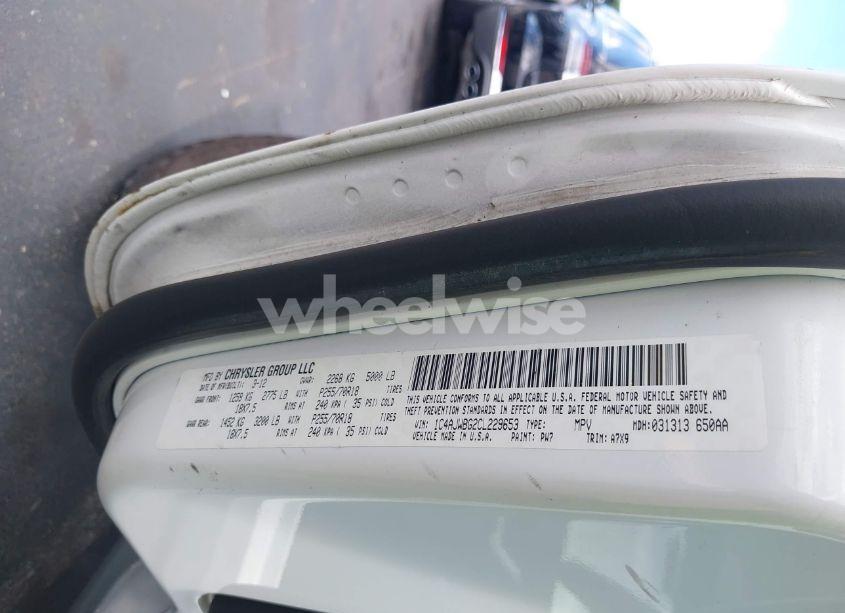 Photo 9 of 2012 Jeep Wrangler SAHARA (VIN 1C4AJWBG2CL229653)