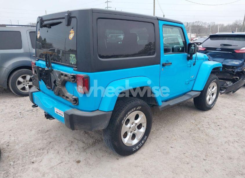 Photo 4 of 2017 Jeep Wrangler SAHARA 4X4 (VIN 1C4AJWBG6HL647236)