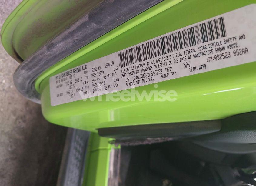 Photo 9 of 2013 Jeep Wrangler SAHARA (VIN 1C4AJWBG8DL543728)