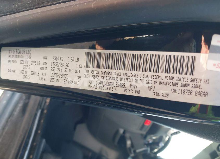 Photo 9 of 2017 Jeep Wrangler RUBICON HARD ROCK 4X4 (VIN 1C4BJWCG6HL534891)