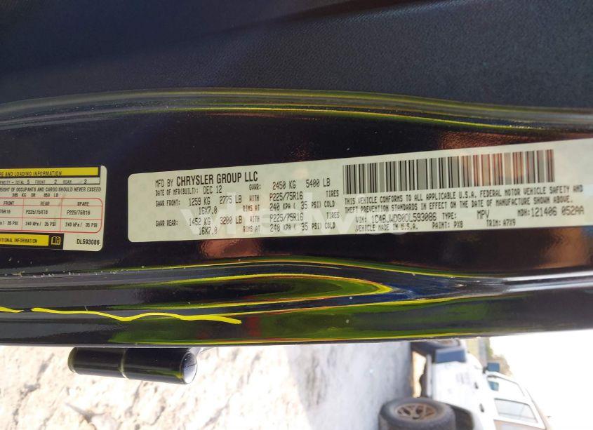 Photo 9 of 2013 Jeep Wrangler UNLIMITED SPORT (VIN 1C4BJWDG0DL593086)