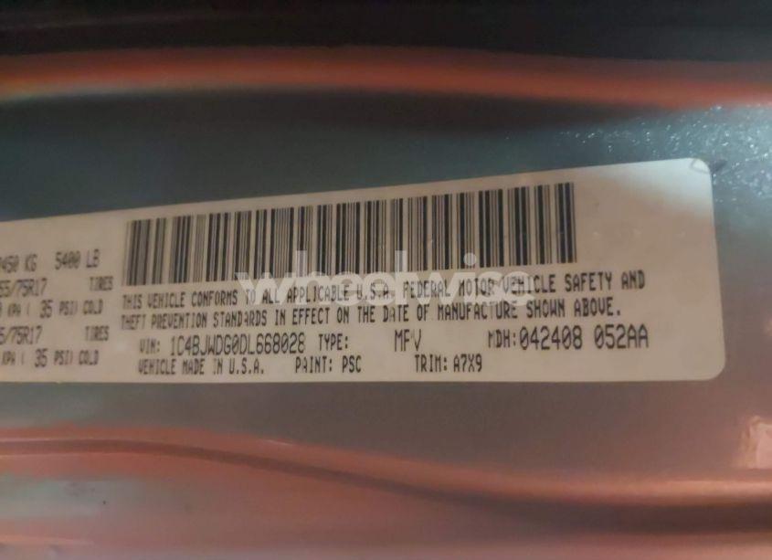 Photo 9 of 2013 Jeep Wrangler UNLIMITED SPORT (VIN 1C4BJWDG0DL668028)