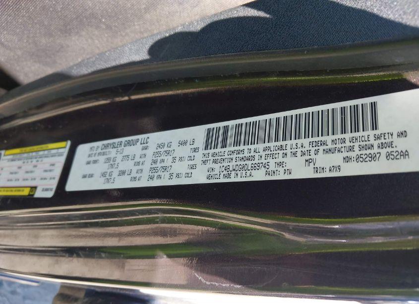 Photo 9 of 2013 Jeep Wrangler UNLIMITED SPORT (VIN 1C4BJWDG0DL669745)