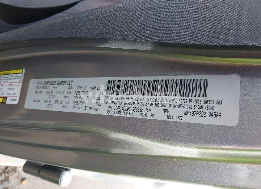 Photo 9 of 2014 Jeep Wrangler UNLIMITED SPORT (VIN 1C4BJWDG0EL320652)