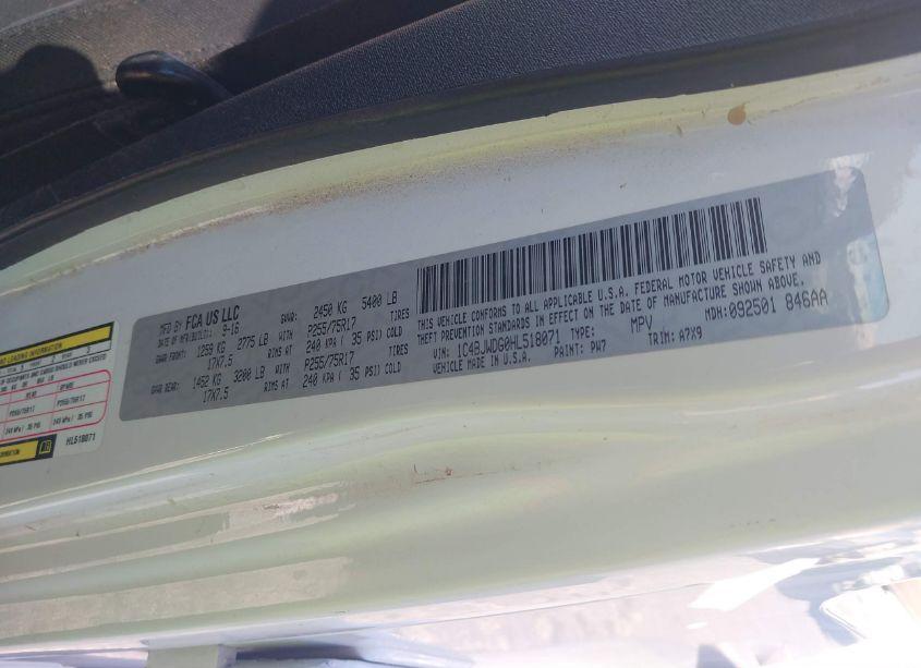 Photo 9 of 2017 Jeep Wrangler UNLIMITED SPORT 4X4 (VIN 1C4BJWDG0HL518071)