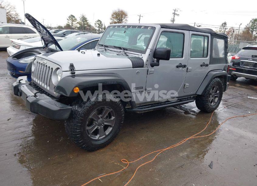 Photo 2 of 2017 Jeep Wrangler UNLIMITED SPORT 4X4 (VIN 1C4BJWDG0HL521729)