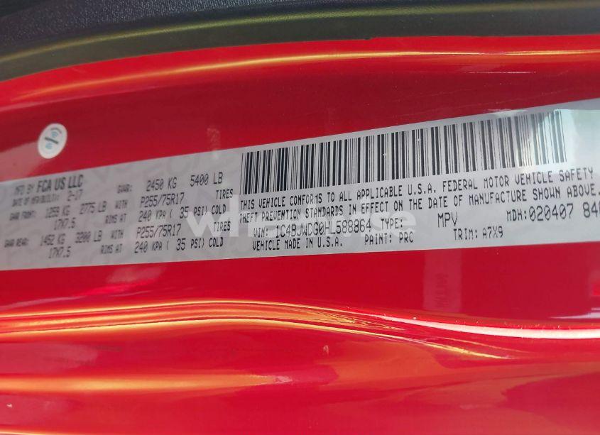 Photo 9 of 2017 Jeep Wrangler UNLIMITED WILLY WHEELER 4X4 (VIN 1C4BJWDG0HL588864)