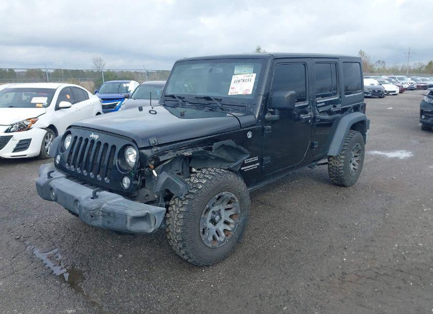 Photo 2 of 2017 Jeep Wrangler UNLIMITED SPORT 4X4 (VIN 1C4BJWDG0HL715080)