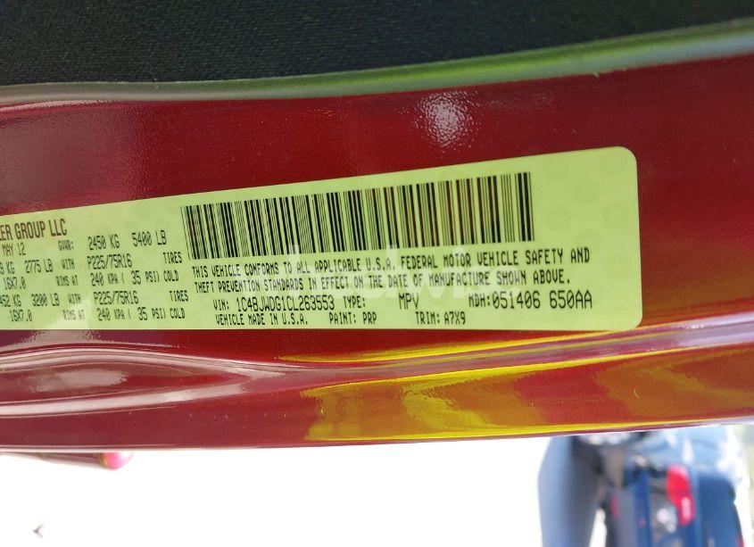 Photo 9 of 2012 Jeep Wrangler UNLIMITED SPORT (VIN 1C4BJWDG1CL263553)