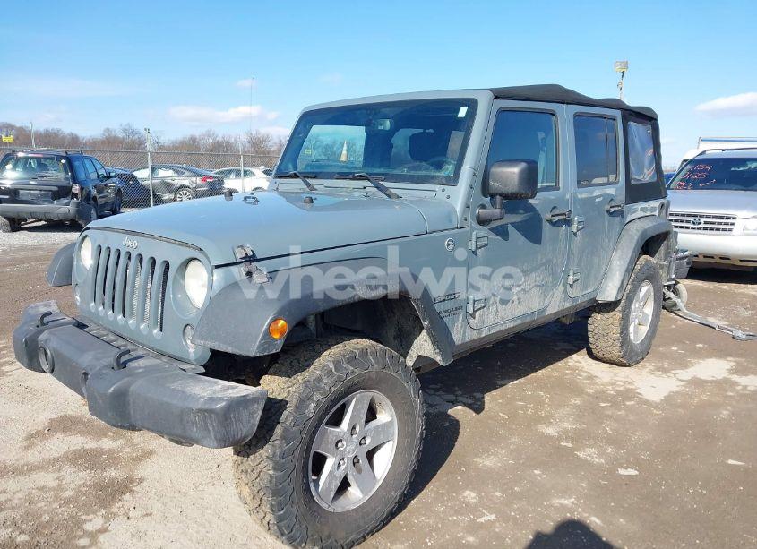 Photo 2 of 2014 Jeep Wrangler UNLIMITED SPORT (VIN 1C4BJWDG1EL183172)