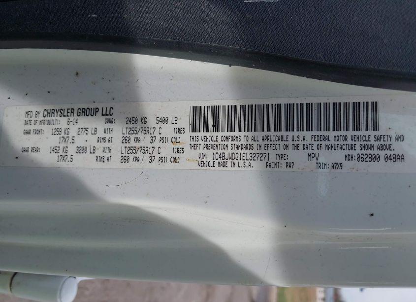 Photo 9 of 2014 Jeep Wrangler UNLIMITED WILLYS WHEELER (VIN 1C4BJWDG1EL327271)