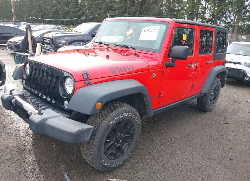 Photo 2 of 2016 Jeep Wrangler UNLIMITED WILLYS WHEELER (VIN 1C4BJWDG1GL122164)